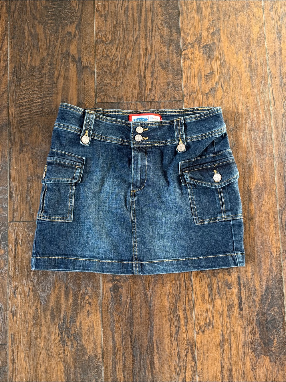 Old Navy Blue Denim Mini Skirt